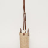 Panier Corneli - Nature et cuir camel