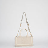 Mini cabas Tini Harmoni EST-OUEST - Coton et Blanc crème