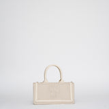 Mini cabas Tini Harmoni EST-OUEST - Coton et Blanc crème