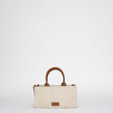 Mini cabas Tini Harmoni EST-OUEST - Coton et Tan