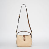 Mini sac seau Sigilli (SAN) - Beige et Tan