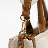 Mini cabas Tini Harmoni EST-OUEST - Coton et Tan