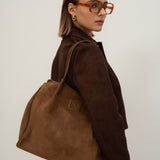 Tote Ooxi - Ocre Sauge Suede