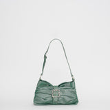 Strass Pli - Vert Emeraude