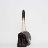 Sac rabat surpiqué Séréniti - Marron chocolat
