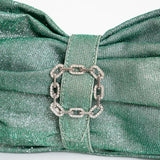 Strass Pli - Vert Emeraude