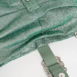 Strass Pli - Vert Emeraude