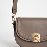 Sac demi-lune Neptini - Taupe Cendré