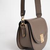 Sac demi-lune Neptini - Taupe Cendré