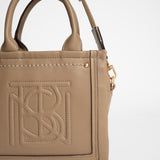 Mini cabas Harmini - Beige Châtaigne