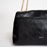 Sac rabat surpiqué Séréniti - Noir