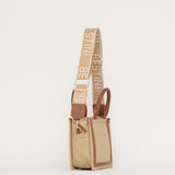 Mini cabas Harmini - Lin et Cognac