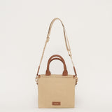 Mini cabas Harmini - Lin et Cognac