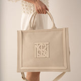 Sac Cabas Harmoni - Coton et Blanc crème