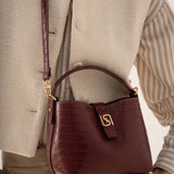 Mini sac seau Sigilli (SAN) - Rouge Pourpre