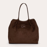 Ooxi Tote - Chocolate Suede