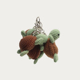 Bijoux de sac Tortue au crochet, vue de plusieurs angles