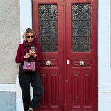 Mini Sigilli Bucket Bag (SAN) - Purple Red