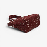 Sac cabas matelassé Polka Dots - Chocolat