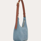 Berri Bag - Denim and Cognac