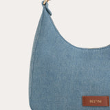 Berri Bag - Denim and Cognac