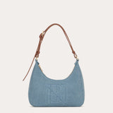 Berri Bag - Denim and Cognac
