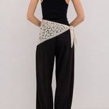 Foulards en dentelle de coton - à nouer sur la taille