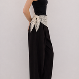 Foulards en dentelle de coton - à nouer sur la taille