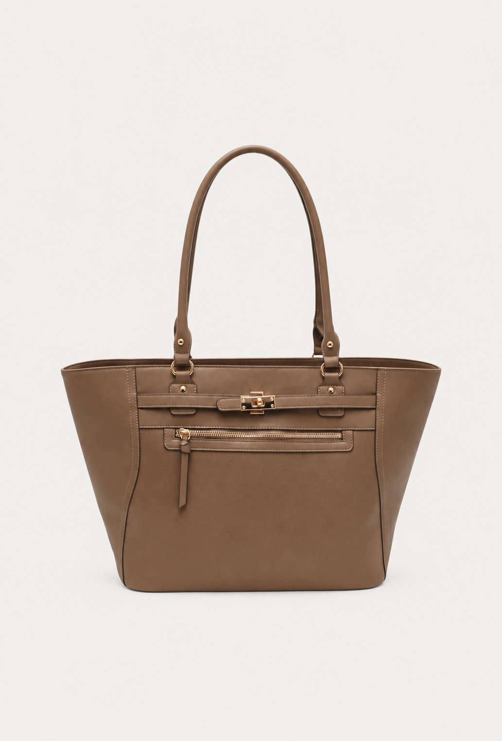 Sac cabas Berty Camel, vue de face
