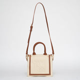 Mini cabas Harmini - Beige et tan