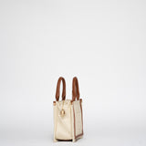 Mini cabas Harmini - Beige et tan