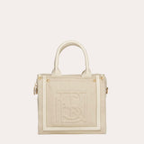 Harmini mini tote bag - Cotton and off-white