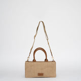 Mini cabas Tini Harmoni EST-OUEST - Coton et tan