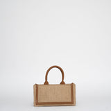 Mini cabas Tini Harmoni EST-OUEST - Coton et tan