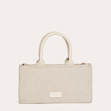 Mini cabas Tini Harmoni EST-OUEST - Coton et Blanc crème