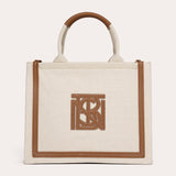 Harmoni Tote Bag - Cotton and Tan