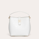 Sac Seau Sigilli - Croco Blanc