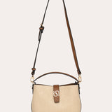 Mini sac seau Sigilli (SAN) - Beige et Tan