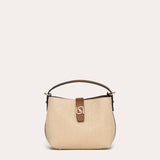 Mini sac seau Sigilli (SAN) - Beige et Tan