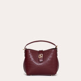 Mini Sigilli Bucket Bag (SAN) - Purple Red