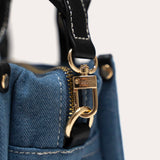 Harmini Mini Shopper - Denim and Black