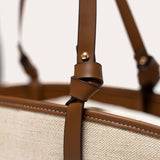 Besti Tenaciti Bag - Linen and Tan