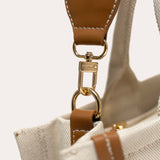 Harmoni Tote Bag - Cotton and Tan