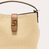 Mini sac seau Sigilli (SAN) - Beige et Tan