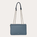 Jovi Flap Bag with Chains - Storm Blue