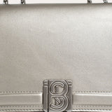 Jovi flap bag with chains - Hematite Silver