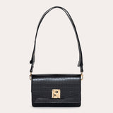 Crocodile Effect Fortuniti Bag - Black