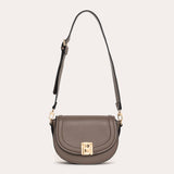 Sac demi-lune Neptini - Taupe Cendré