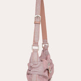 Folded Rhinestone - Blush Pink