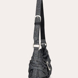 Folded Rhinestone - Black